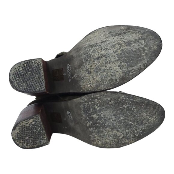 Sbicca Millie Ankle Boot Women 8 Suede Slouch Boho Stack Heel Vintage Collection - Picture 6 of 12